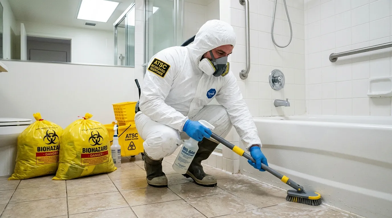 Decontamination equipment deployed for Blood Cleanup in Mattapoisett